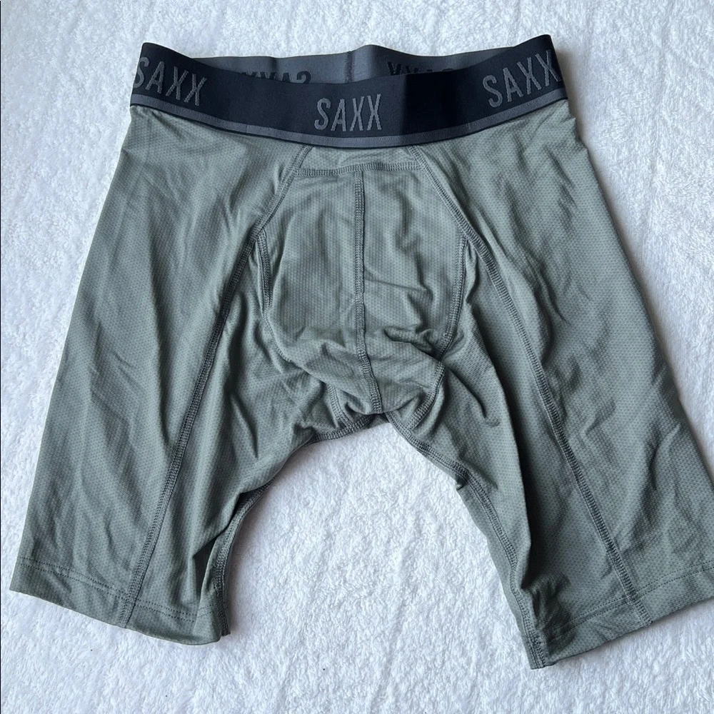 SAXX Ballpark Pouch Kinetic LT. Compression Mesh Long Leg Boxer Brief
